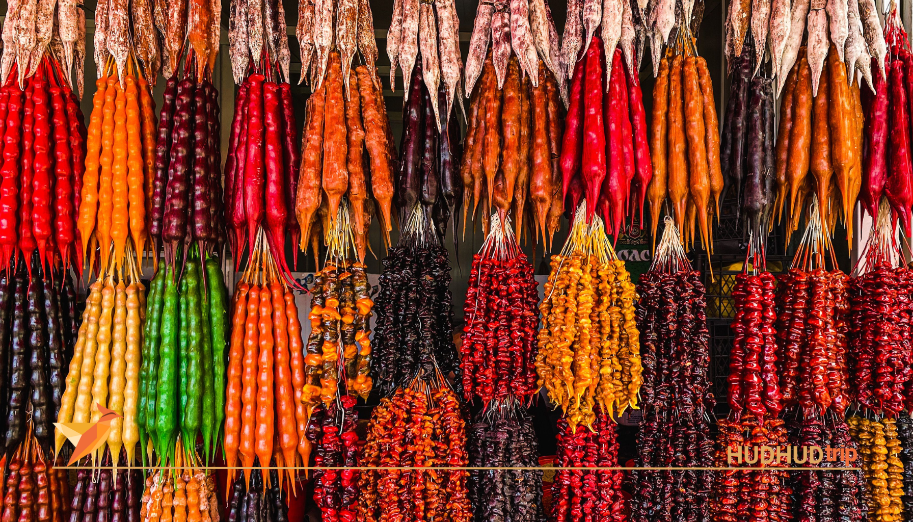 Vibrant spice markets in Asia